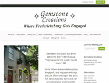 Tablet Screenshot of gemstonecreations.org